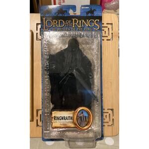 Vintage Y2K Toy Biz LOTR Return of the King Ringwraith Figure NRFB (2004)